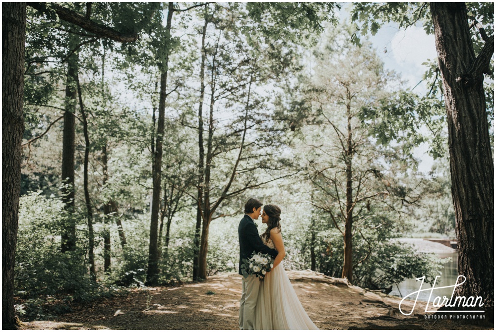 Artistic wedding photographer Asheville NC 