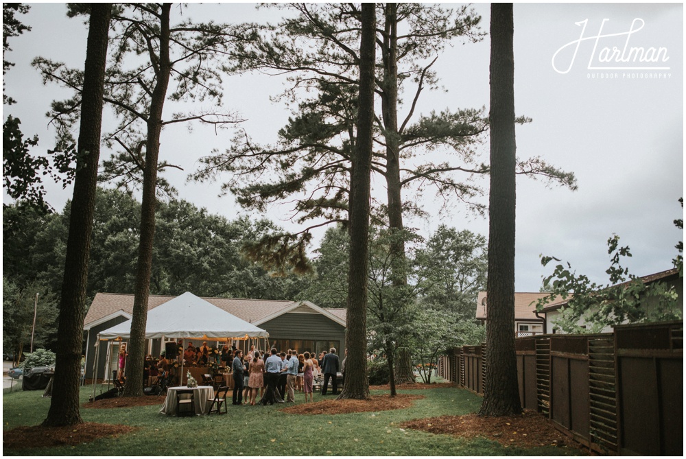Asheville NC Outdoor Wedding Reception _0091