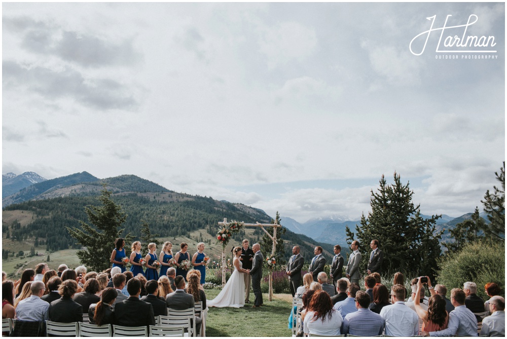 Wedding Ceremony in North Cascade Mountains _0064