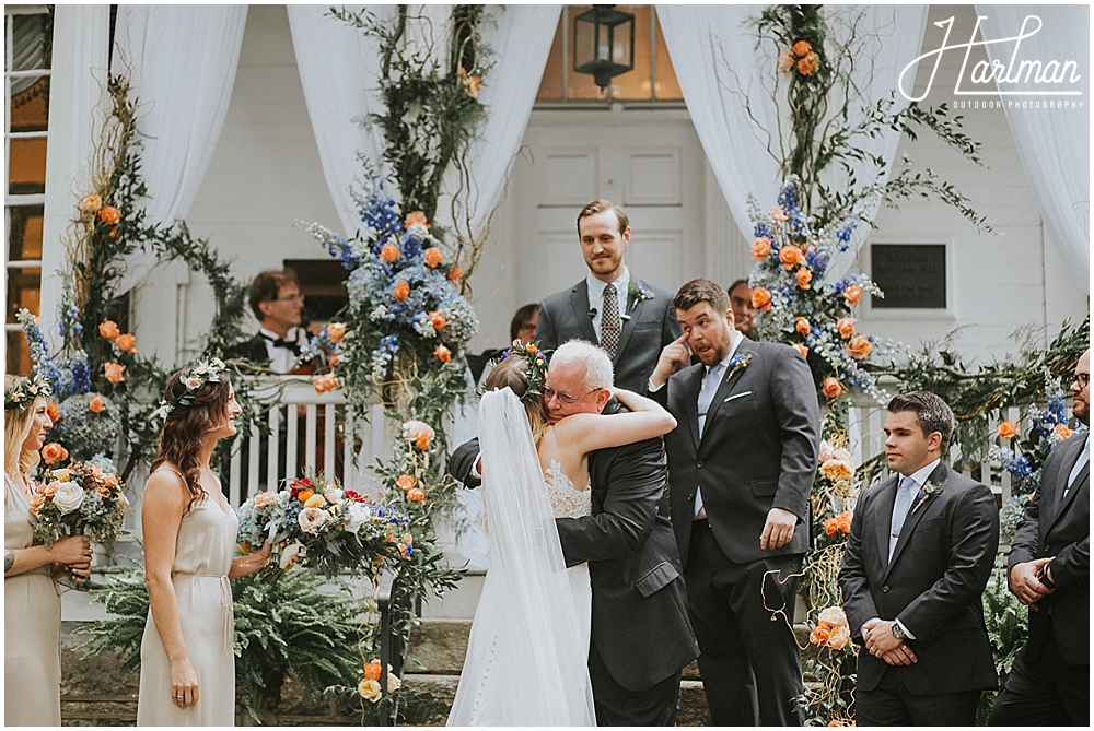 Asheville outdoor wedding ceremony _0032