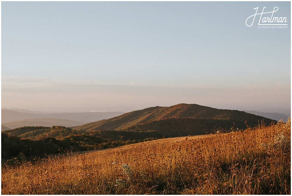 asheville nc mountaintop wedding ceremony 