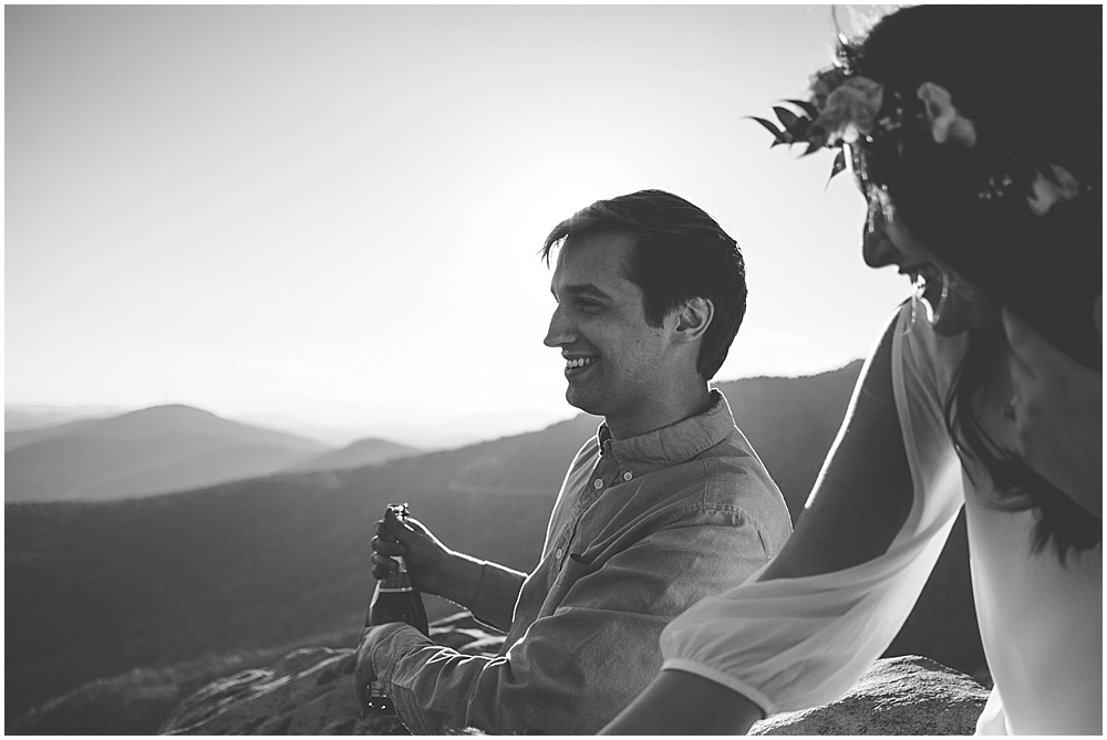 Blue Ridge Parkway elopement North Carolina