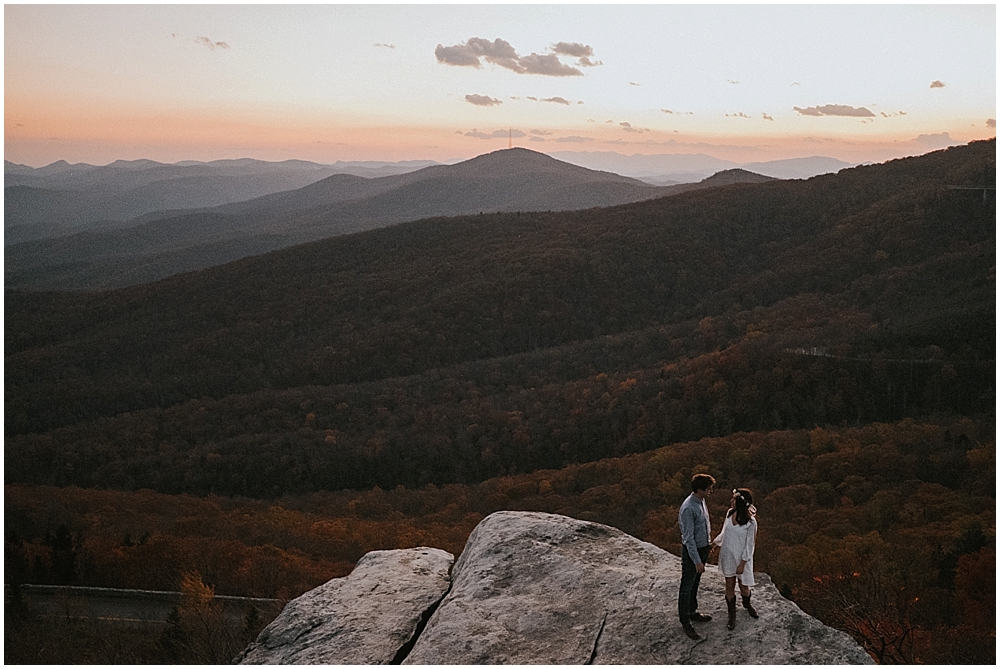 Asheville outdoor mountain wedding photographer