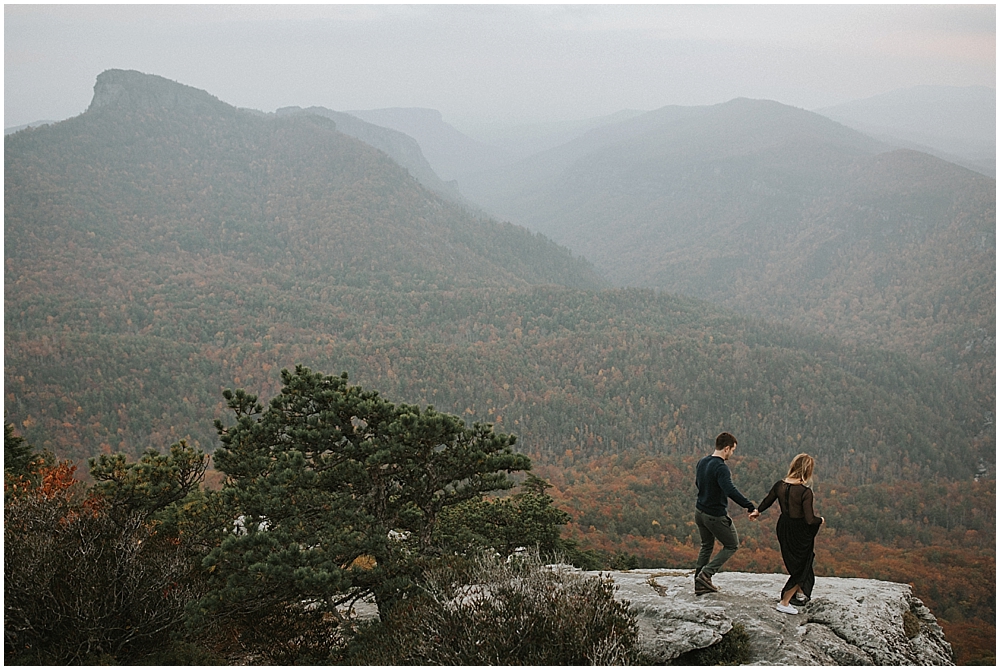asheville north carolina engagement session