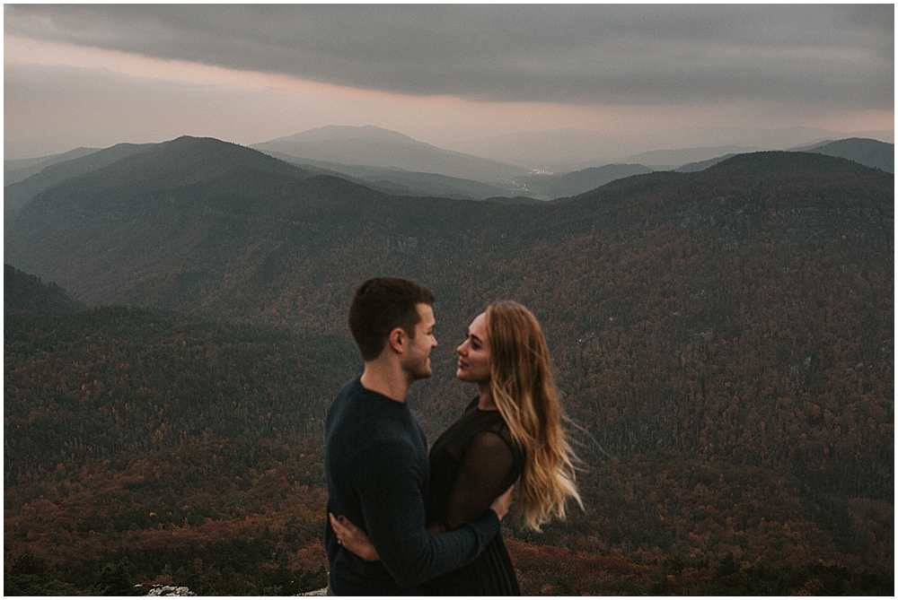 mountaintop wedding western north carolina