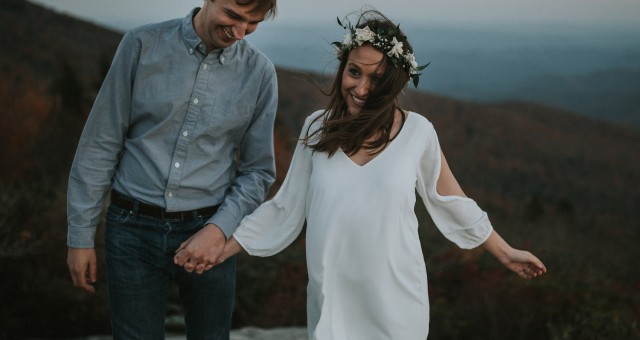 Julia + Steve | Blue Ridge Parkway Engagement, Boone, NC