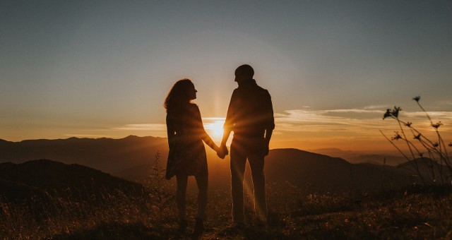 Katy + Nick | Asheville Engagement at Max Patch Mountain