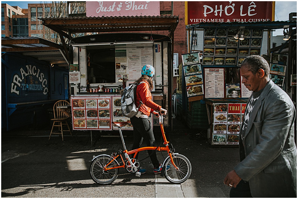 Portland Biking Downtown