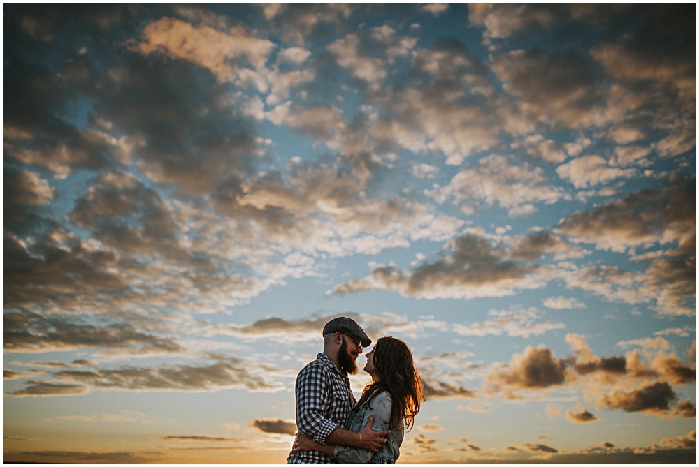 Michigan Engagement Sunset