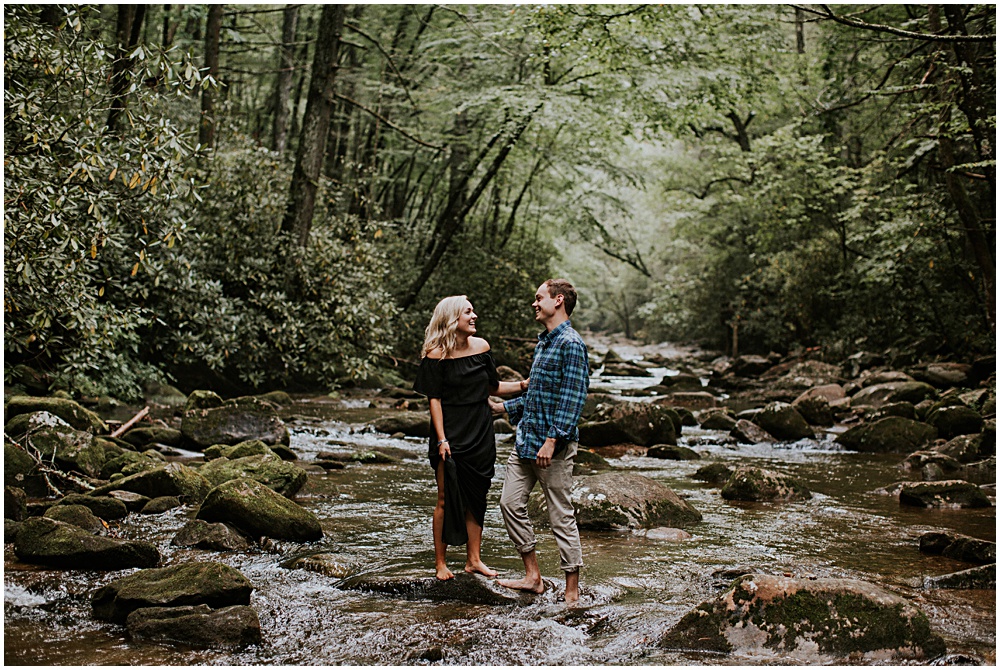 South Mountain State Park North Carolina Engagement