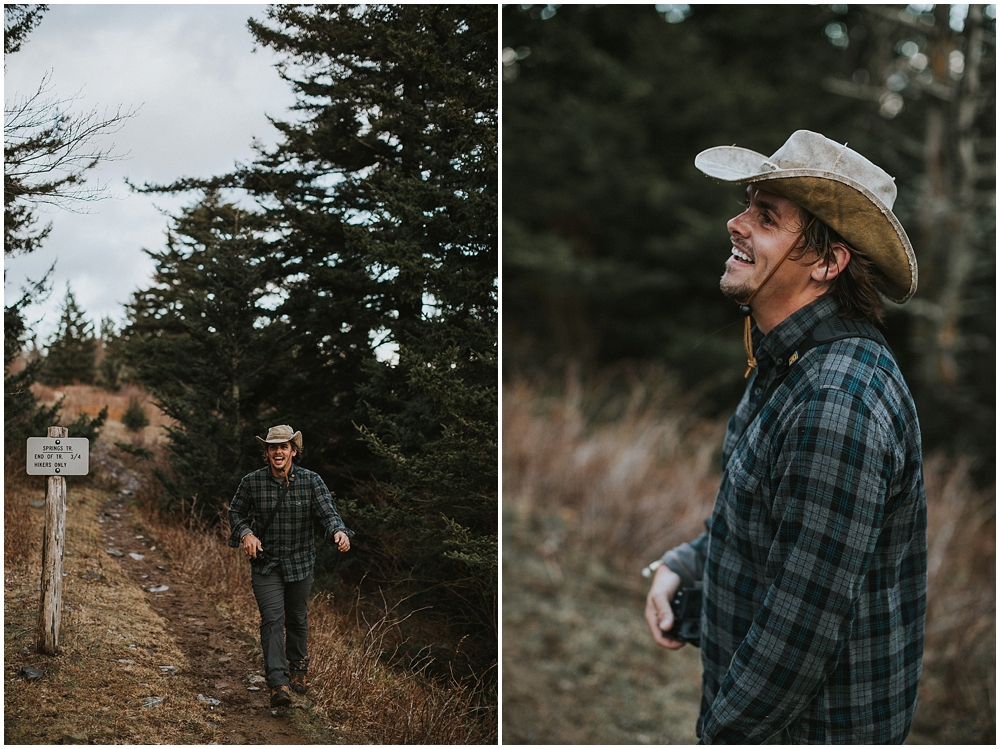 appalachian trail wedding ceremony 