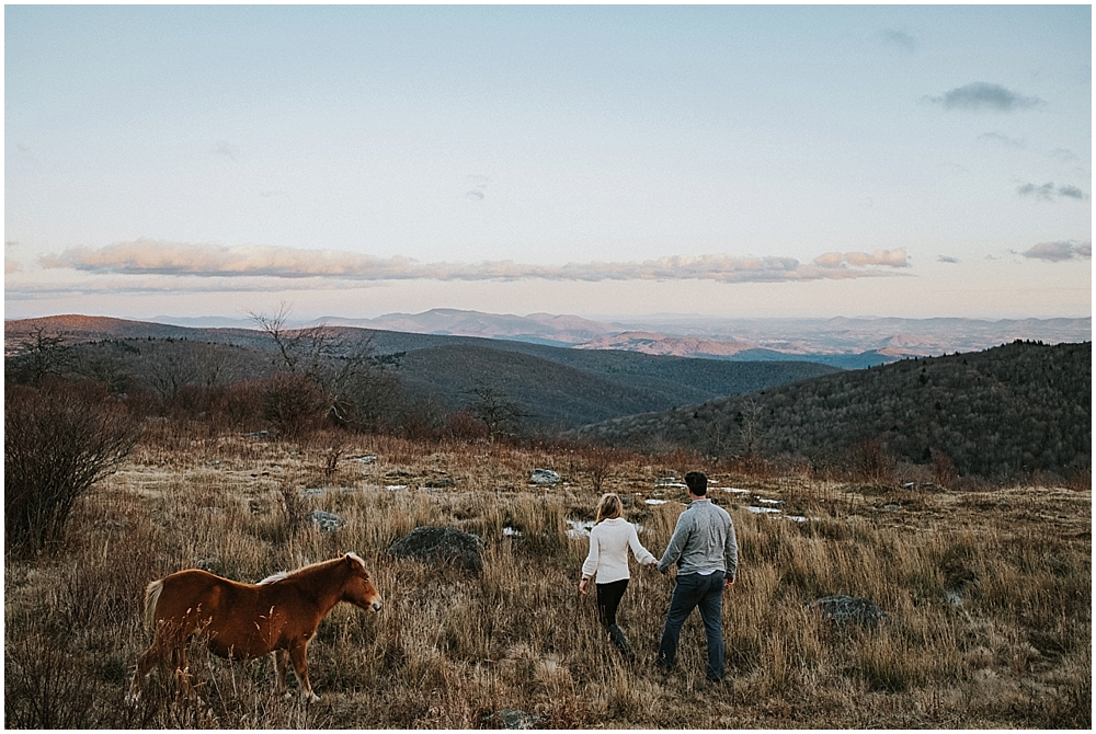 Grayson Highlands engagement session 