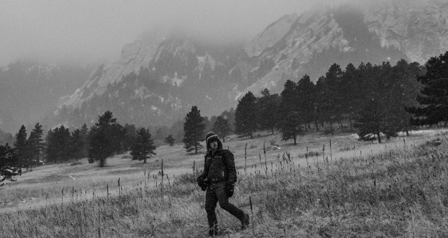 Colorado | Boulder Flatirons Hike in Snow