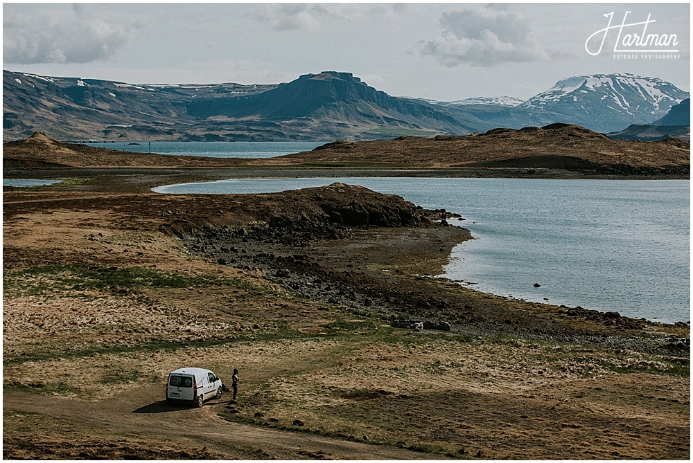 Iceland camper van travel