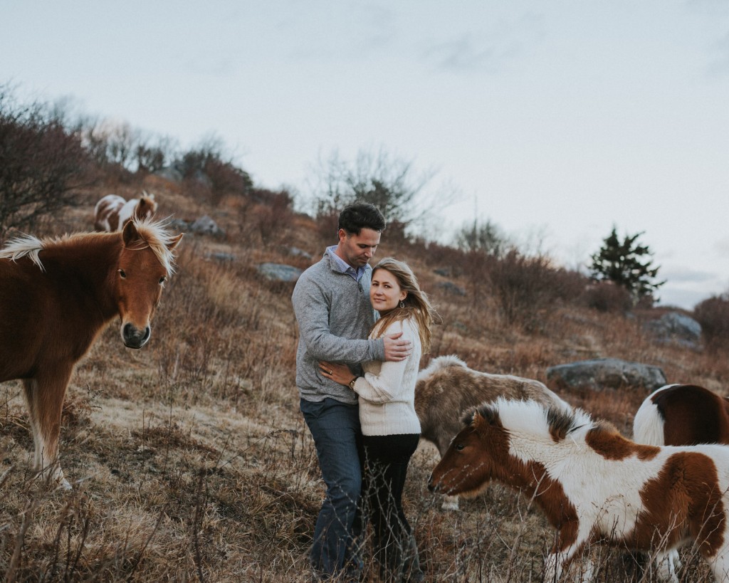 virginia outdoor mountain elopement