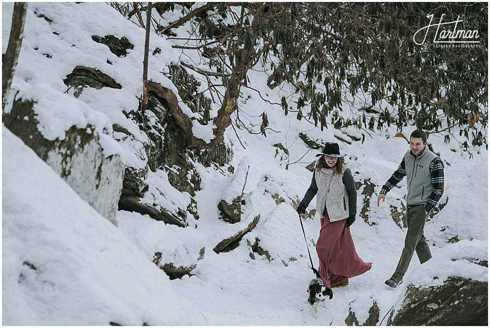 Colorado winter engagement 