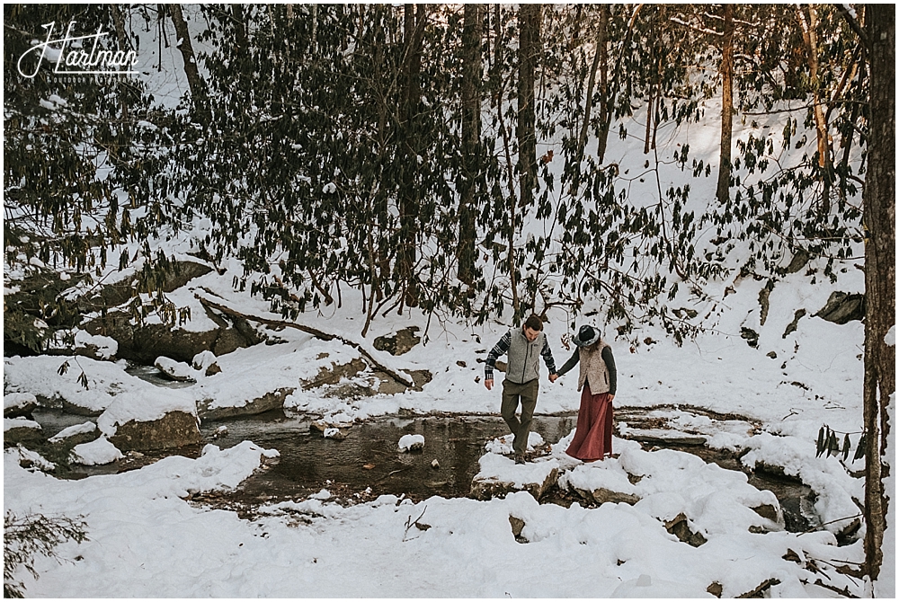 Boone NC outdoor wedding photographer 