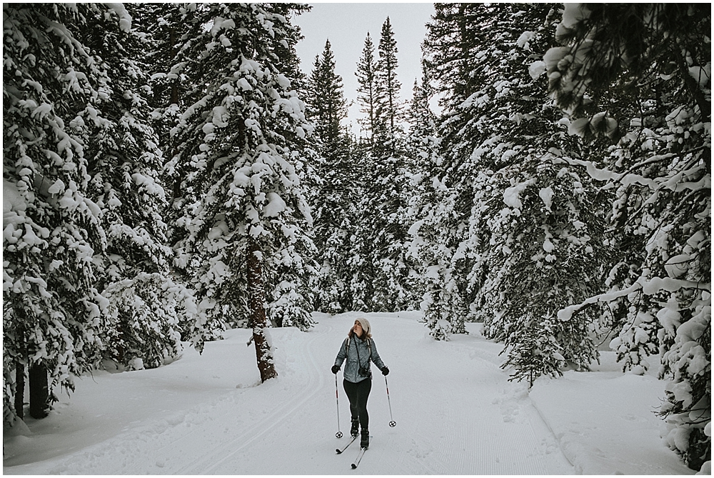 winter wedding colorado rockies