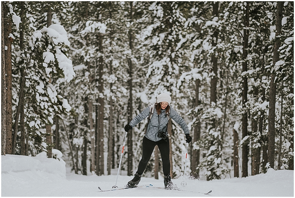 rocky mountain national park ski wedding 