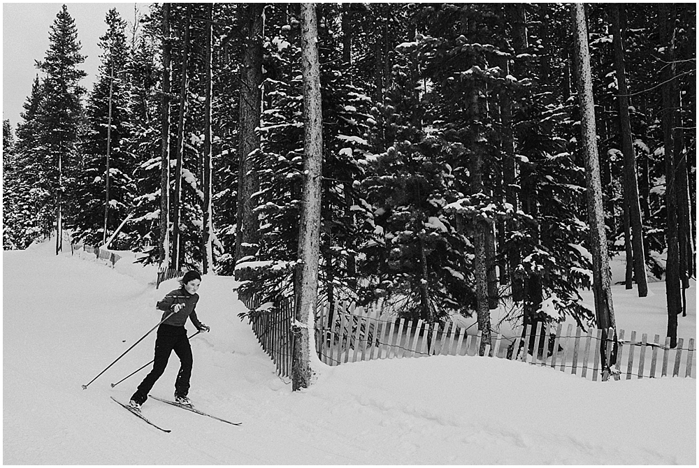 aspen outdoor winter wedding