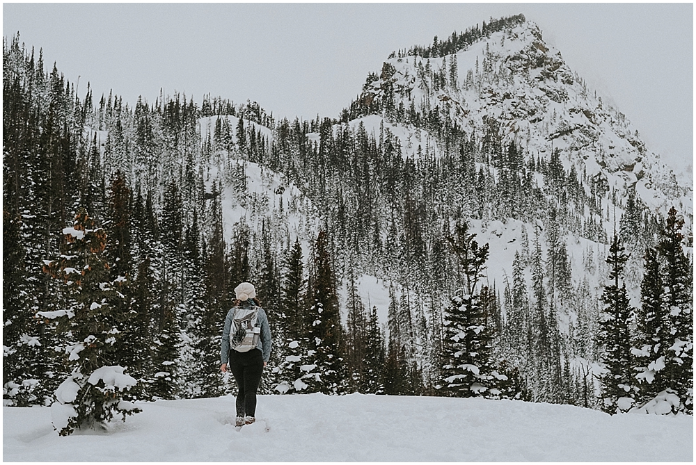 Dream Lake wedding Rocky Mountains