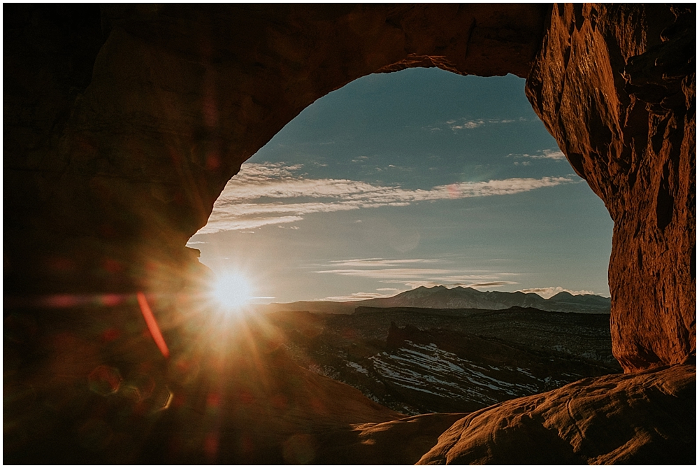 outdoor wedding in Arches