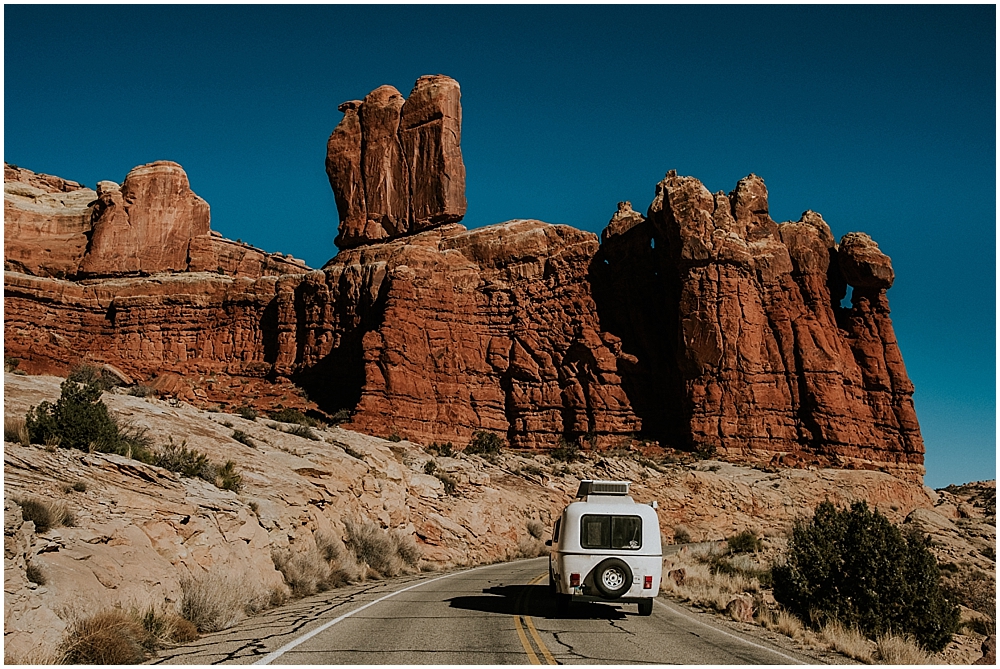 Moab Utah elopement Arches National Park