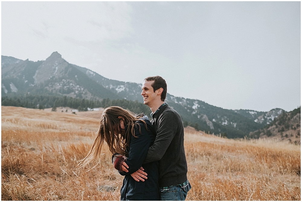 Boulder Flatirons engagement session 