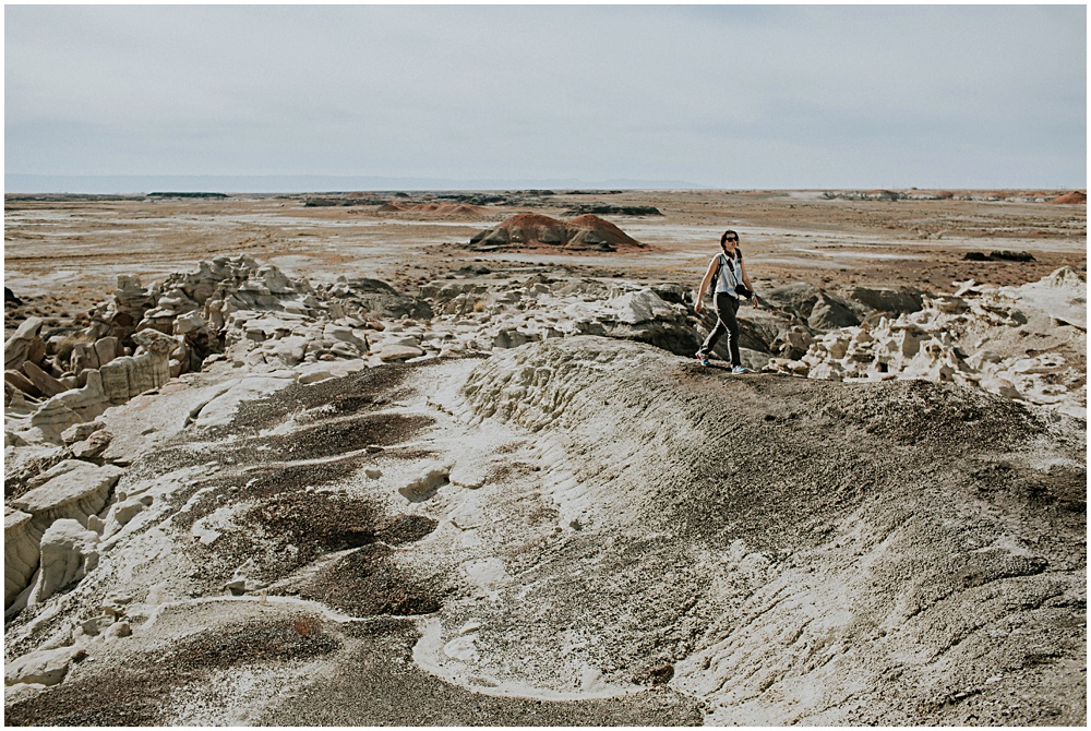 Hiking the Bisti Badlands NM 0062