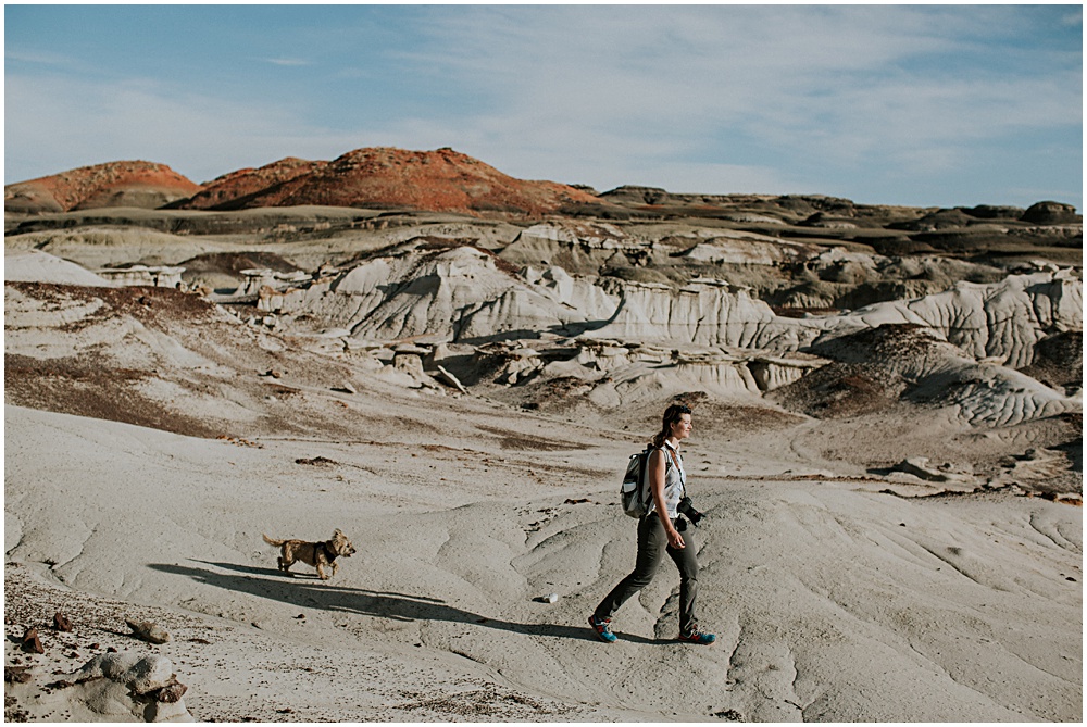 Hiking the Bisti Badlands NM 0084