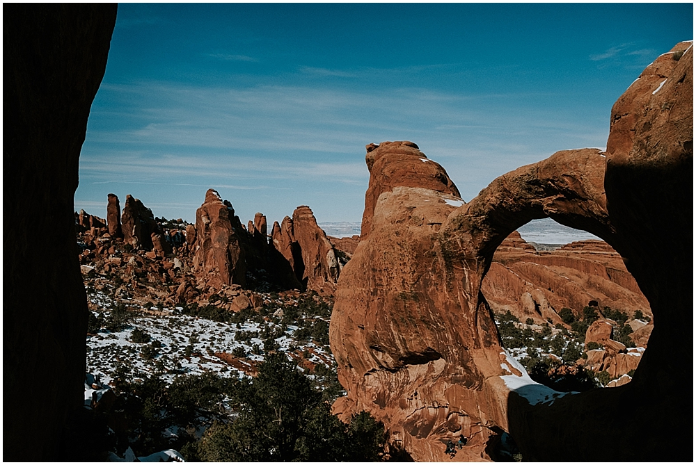 Arches National Park wedding ceremony 