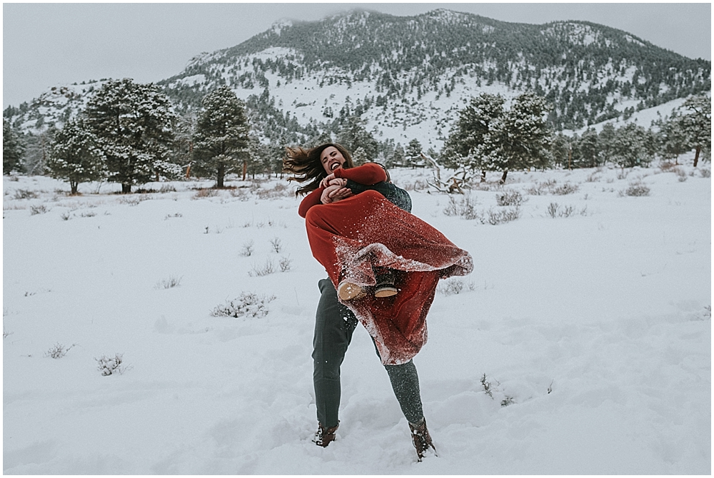 Rocky Mountain National Park engagement session