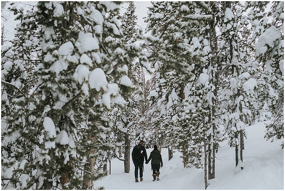 Rocky Mountain National Park engagement session 