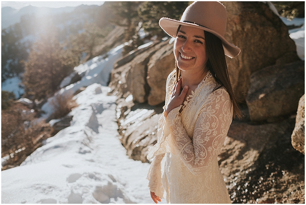 Elopement in Rocky Mountains National Park 