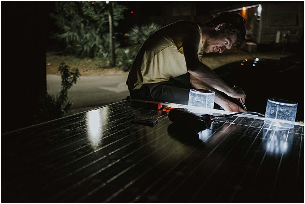 Solar Panel Setup Casita Travel Trailer 0028