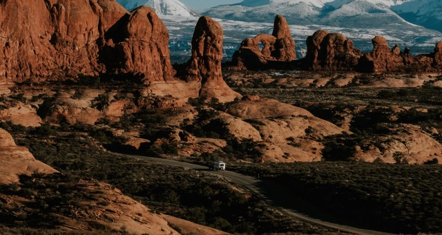 Utah | Sun Flares and Night Skies through Windows at Arches National Park