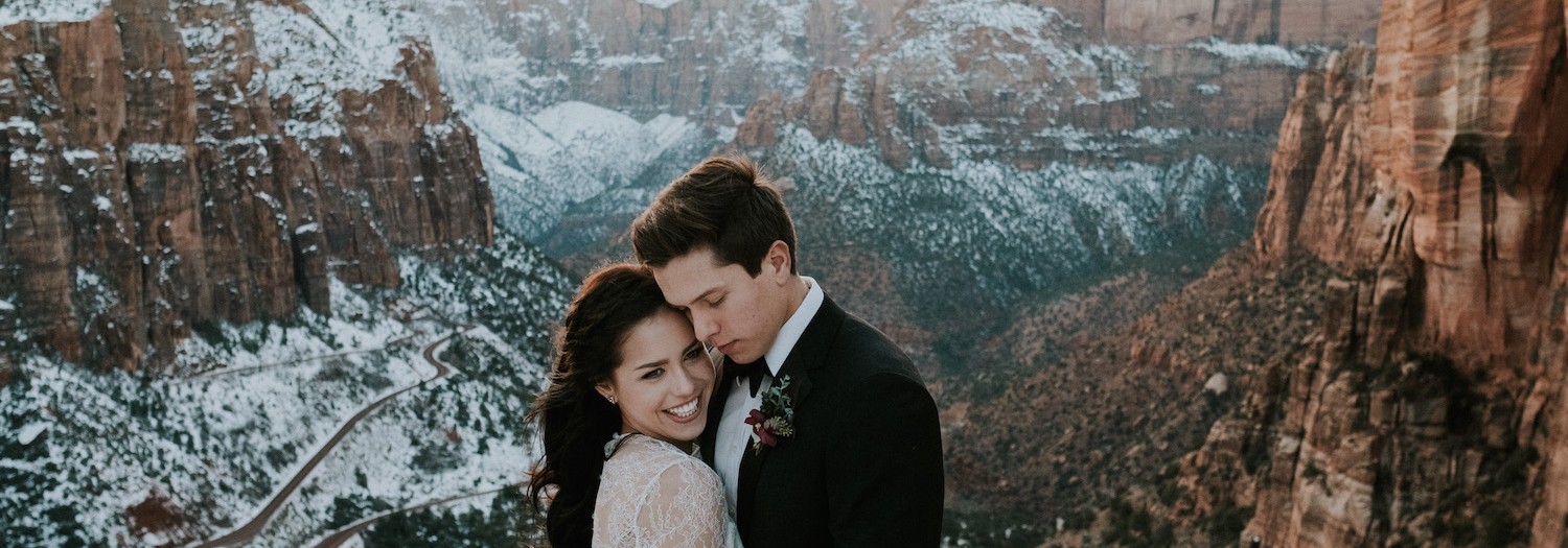 Epic Cliffside Couples Session in Zion National Park, Utah