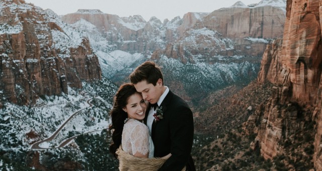 Epic Cliffside Couples Session in Zion National Park, Utah