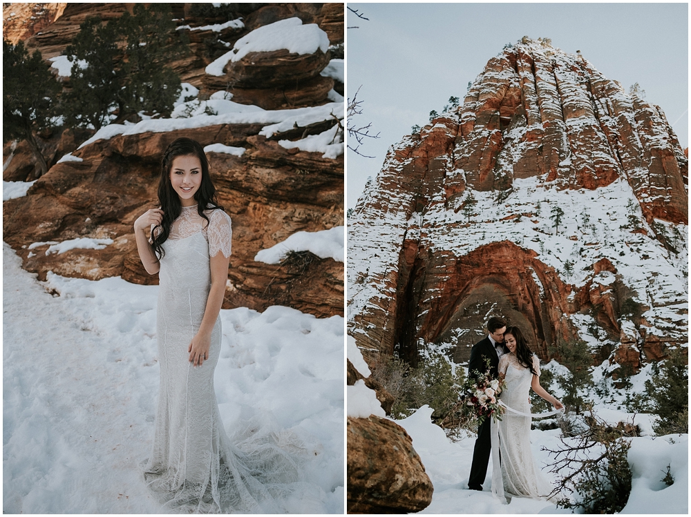 Zion Utah Wedding