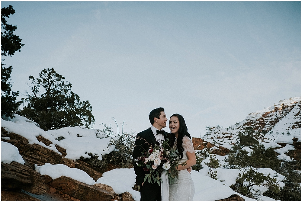 Wedding in Zion Utah