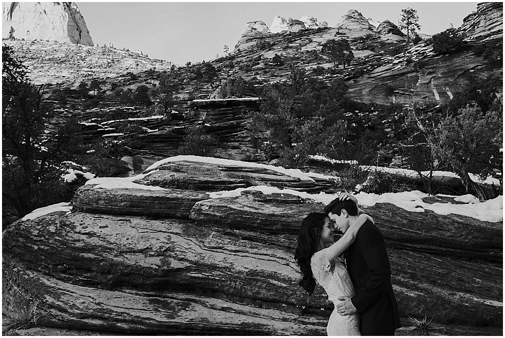 wedding at Canyon Overlook Trail