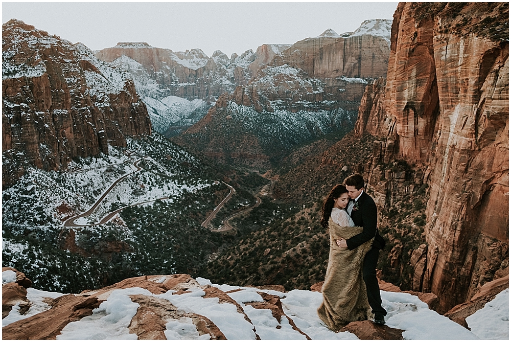 Epic Zion wedding in Utah 