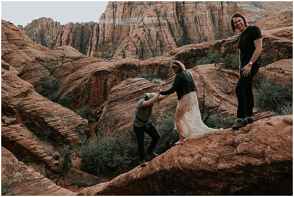 Snow Canyon State Park wedding 