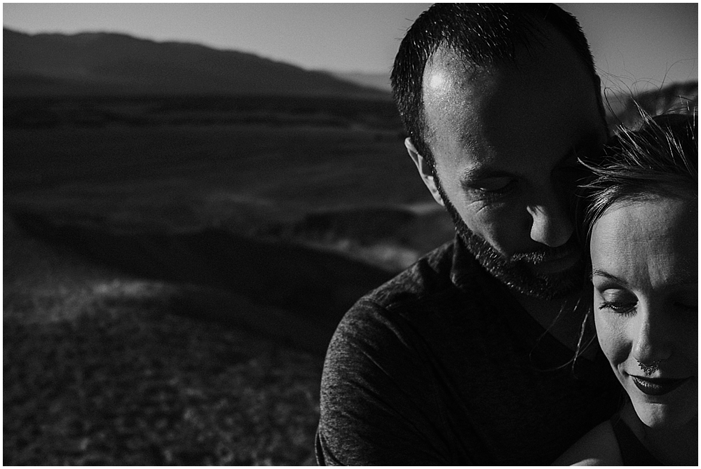 Engagement session Death Valley 