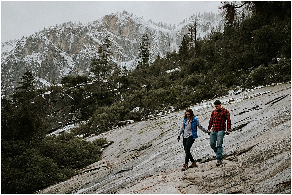 Yosemite Taft Point elopement