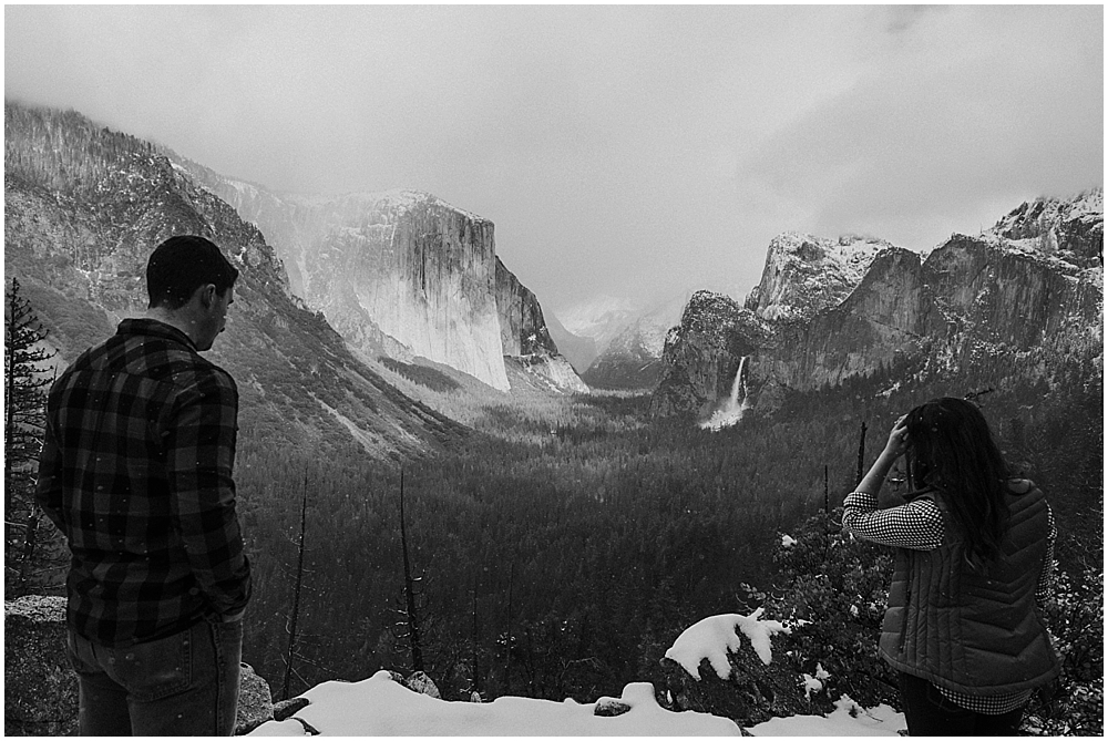 Taft Point elopement Yosemite