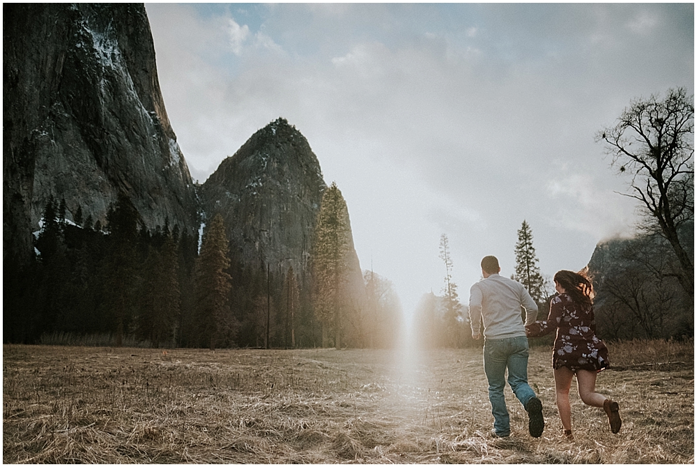 Yosemite Valley wedding reception 