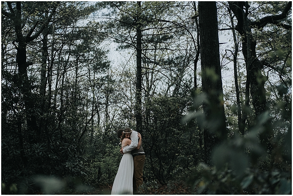 north carolina mountain elopement