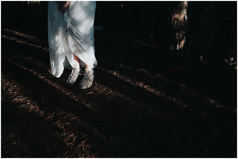 Asheville mountain bride