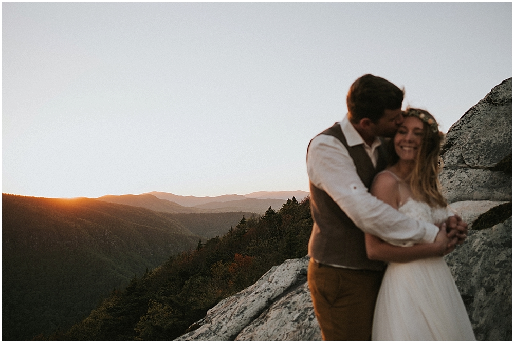 Blue ridge mountains elopement